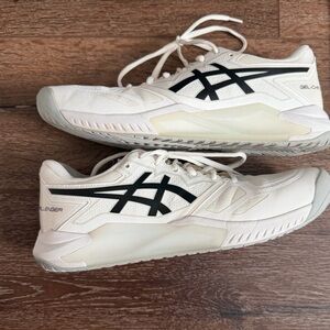 Asics Gel-Challenger Tennis/Pickleball Court Shoes in Black and White (Men’s 9)